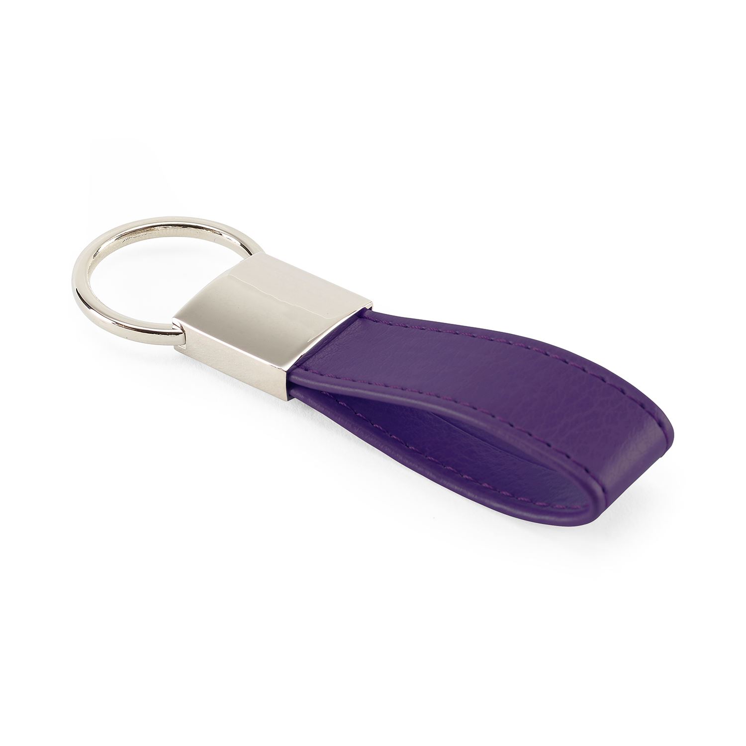 Deluxe Mini Loop Key Fob in Belluno, a vegan coloured leatherette with ...