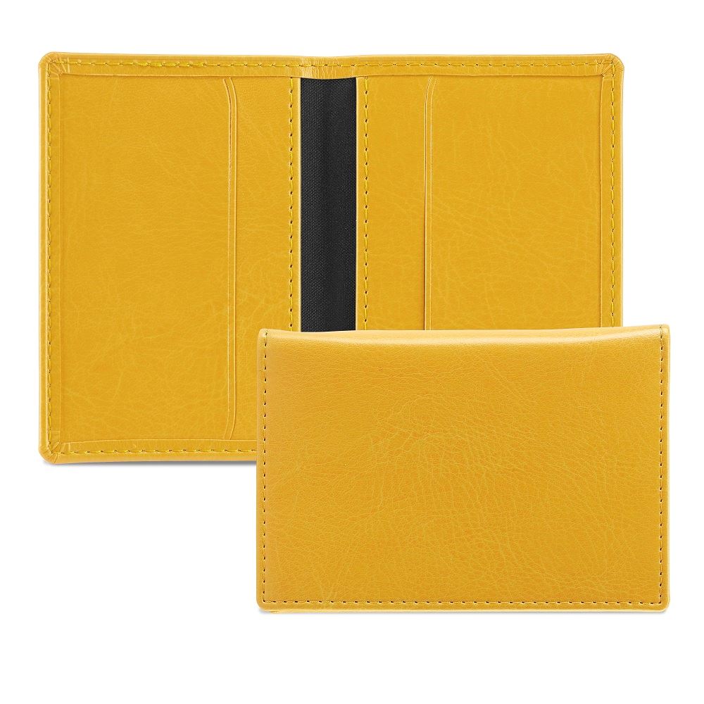 Credit Card Case in a choice of Belluno Colours in Belluno, a vegan coloured leatherette with a subtle grain.