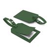Picture of Rectangle Luggage Tag with Security Flap, in Belluno, a vegan coloured leatherette with a subtle grain.