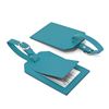 Picture of Rectangle Luggage Tag with Security Flap, in Belluno, a vegan coloured leatherette with a subtle grain.
