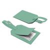 Picture of Rectangle Luggage Tag with Security Flap in Soft Touch Vegan Torino PU. 