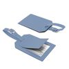 Picture of Rectangle Luggage Tag with Security Flap in Soft Touch Vegan Torino PU. 