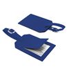 Picture of Rectangle Luggage Tag with Security Flap in Soft Touch Vegan Torino PU.