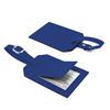 Picture of Rectangle Luggage Tag with Security Flap in Soft Touch Vegan Torino PU. 