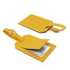Picture of Rectangle Luggage Tag with Security Flap in Soft Touch Vegan Torino PU. 
