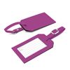 Picture of Rectangle Luggage Tag in Soft Touch Vegan Torino PU. 