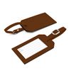 Picture of Rectangle Luggage Tag in Soft Touch Vegan Torino PU.