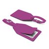 Picture of Angled Luggage Tag with security flap in Soft Touch Vegan Torino PU. 