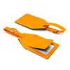 Picture of Angled Luggage Tag with security flap in Soft Touch Vegan Torino PU. 