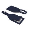 Picture of Angled Luggage Tag with security flap in Soft Touch Vegan Torino PU. 