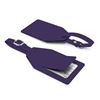 Picture of Angled Luggage Tag with security flap in Soft Touch Vegan Torino PU. 