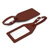 Picture of Angled Luggage Tag in Belluno, a vegan coloured leatherette with a subtle grain.