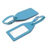 Picture of Angled Luggage Tag in Belluno, a vegan coloured leatherette with a subtle grain.