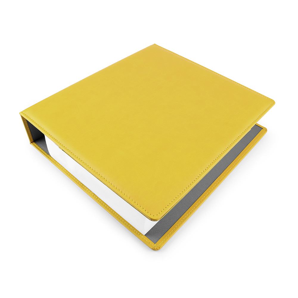A4 Extra Wide Ring Binder in Soft Touch Vegan Torino PU. Juniper