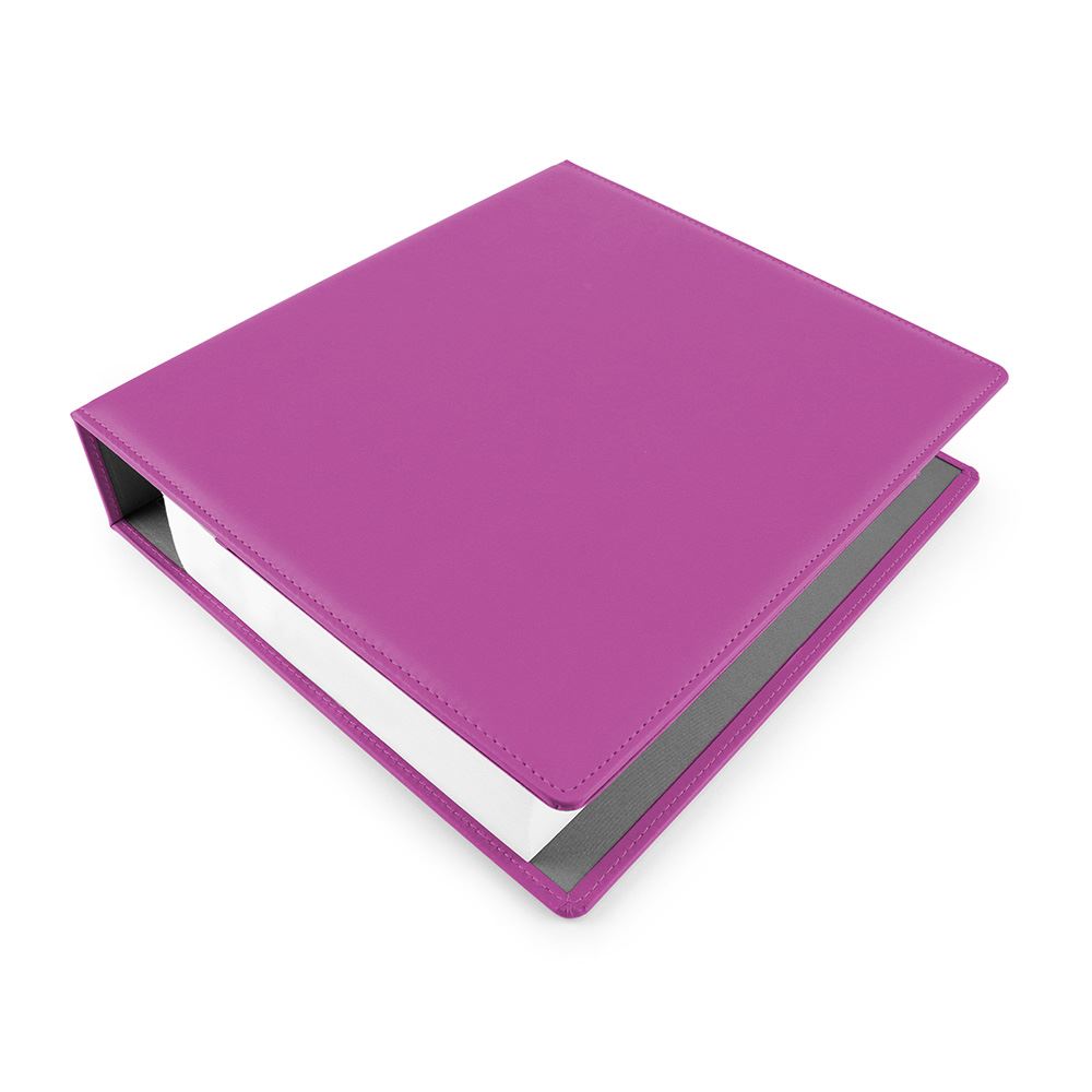 A4 Extra Wide Ring Binder in Soft Touch Vegan Torino PU. Juniper