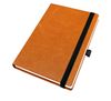 Picture of Kensington Distressed Leather A5 Casebound Notebook with Elastic Strap & Pen Loop