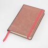 Picture of Kensington Distressed Leather Pocket Casebound Notebook with Elastic Strap