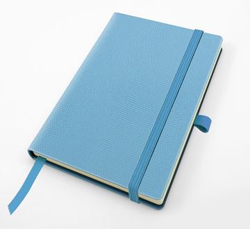 Picture of Exotic Textured  Pocket Casebound Notebook with Elastic Strap & Pen Loop