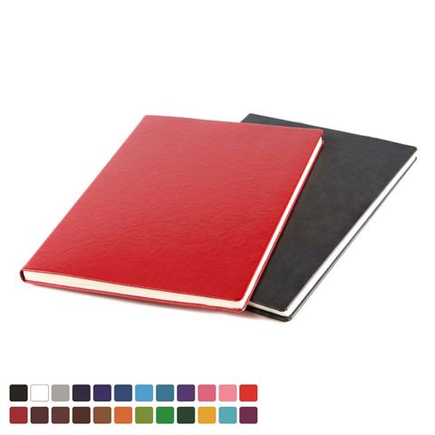 Picture of A4 Casebound Notebook choose from 20 colours in vegan Belluno.