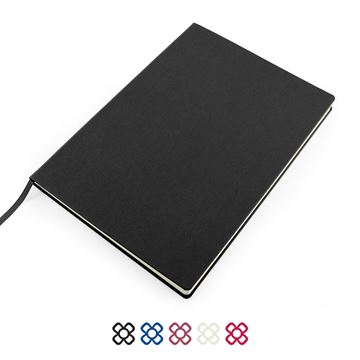 Picture of A4 Casebound Notebook choose from 8 Colours in Recycled Como