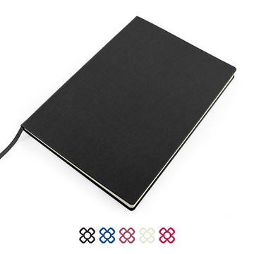 Picture of A4 Casebound Notebook choose from 20 colours in vegan Belluno.