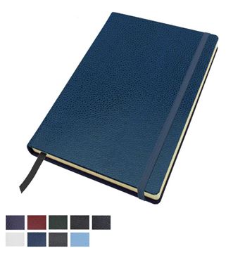 Picture of Exotic Textured  A5 Casebound Notebook with Elastic Strap