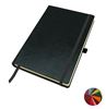 Picture of Kensington Distressed Leather A5 Casebound Notebook with Elastic Strap & Pen Loop