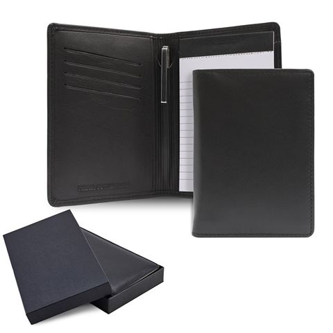 Picture of Sandringham Nappa Leather Notepad Jotter with Pen