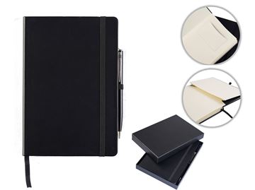 Picture of Houghton A5 Casebound Notebook with Pen & Box