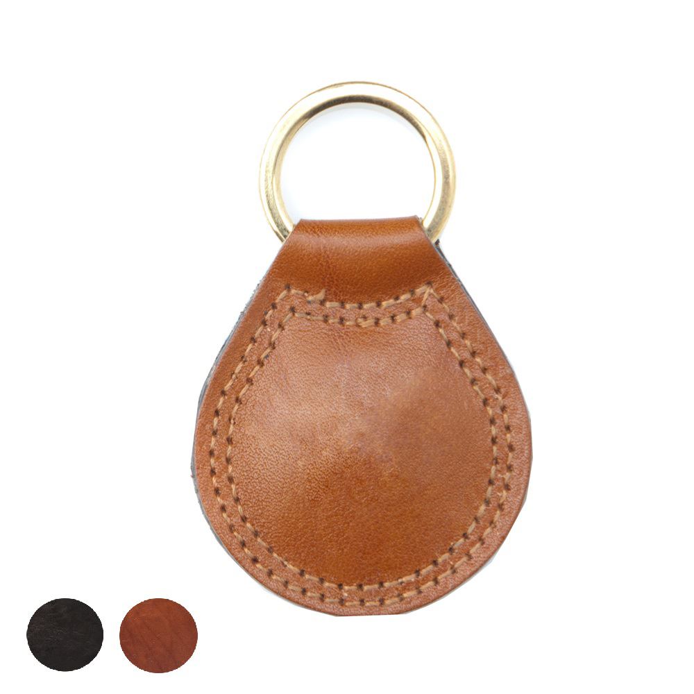 Richmond Large Teardrop Key Fob finished in high quality Nappa leather.