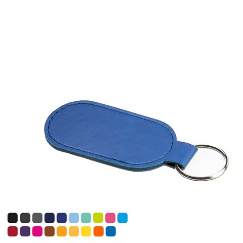 Picture of Economy Oval Key Fob in Soft Touch Vegan Torino PU. 