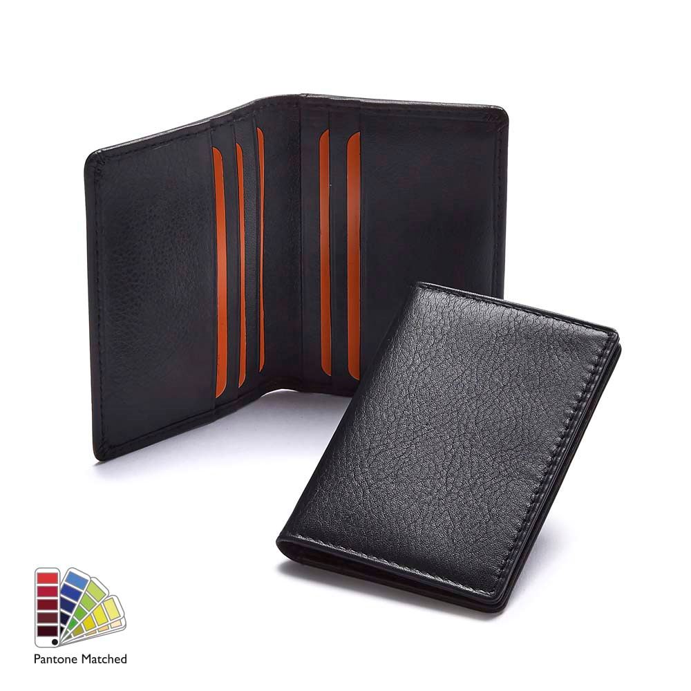 Sandringham Nappa Leather Slim Credit Card Wallet made to order in any Pantone Colour