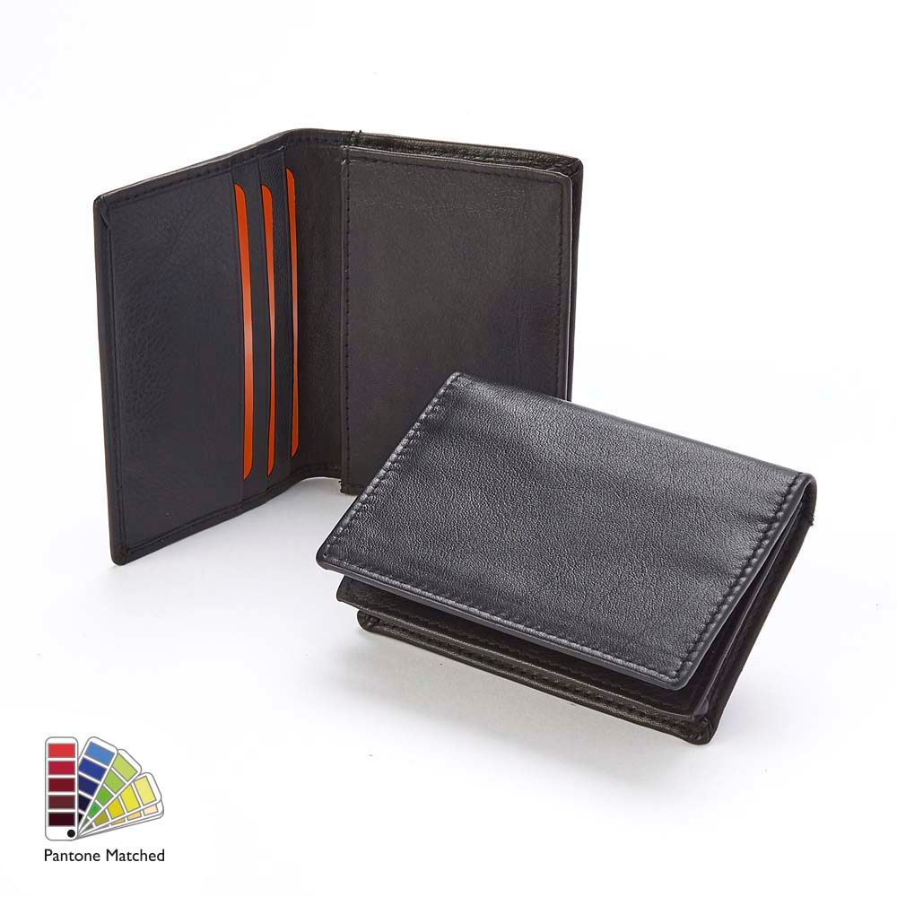 Sandringham Nappa Leather Business Card Holder made to order in any Pantone Colour