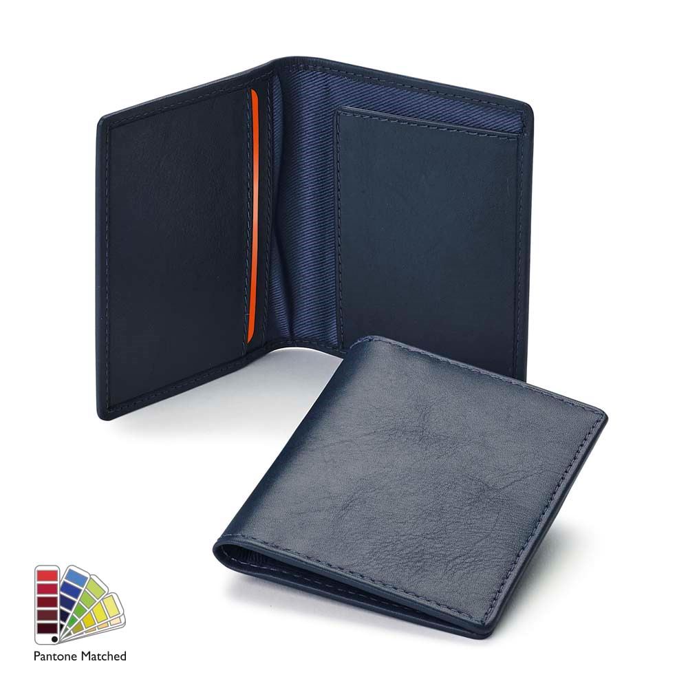 Sandringham Nappa Leather  Slimline City Wallet made to order in any Pantone Colour