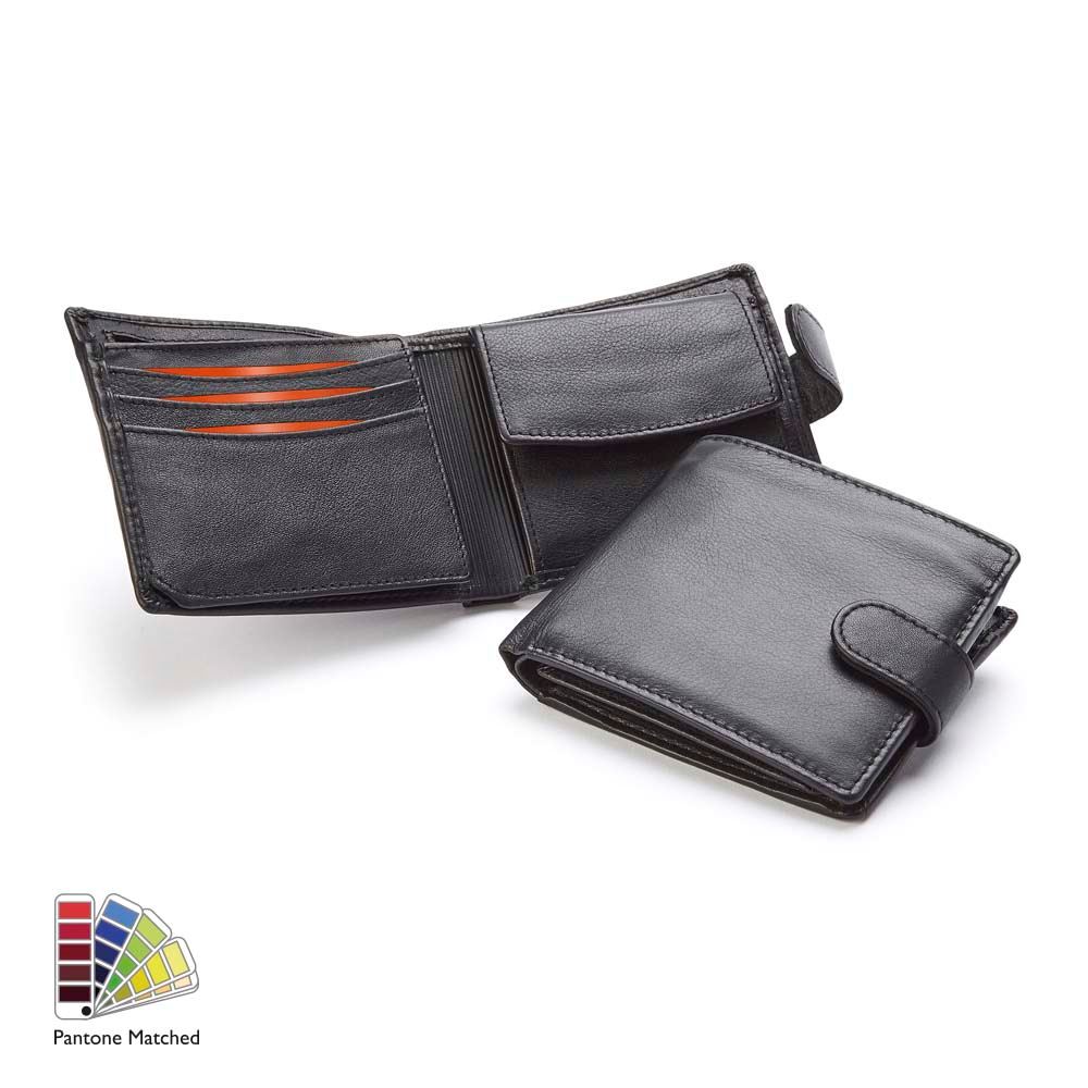 Sandringham Nappa Leather Deluxe Billfold Wallet made to order in any Pantone Colour