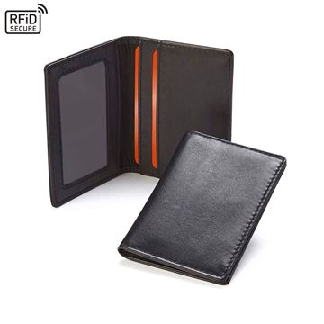 Picture of Sandringham Nappa Leather Luxury Leather Card Case with RFID Protection