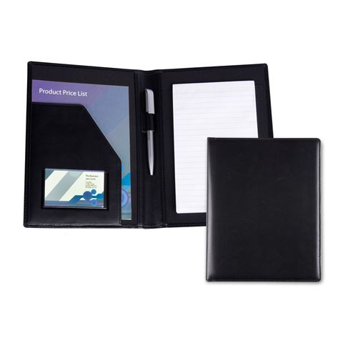 Picture of Black Belluno PU A5 Conference Folder