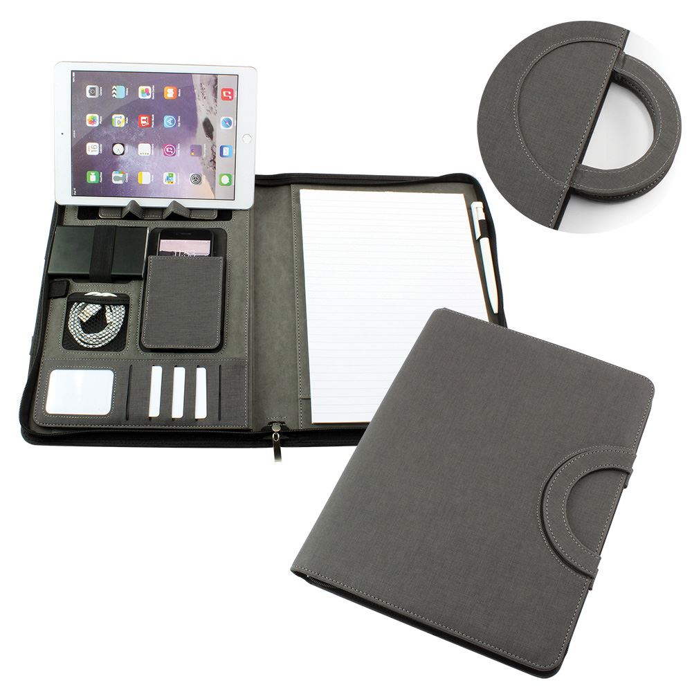 JTec A4 Technology Portfolio with Tablet Pocket & Concealed Carry Handles