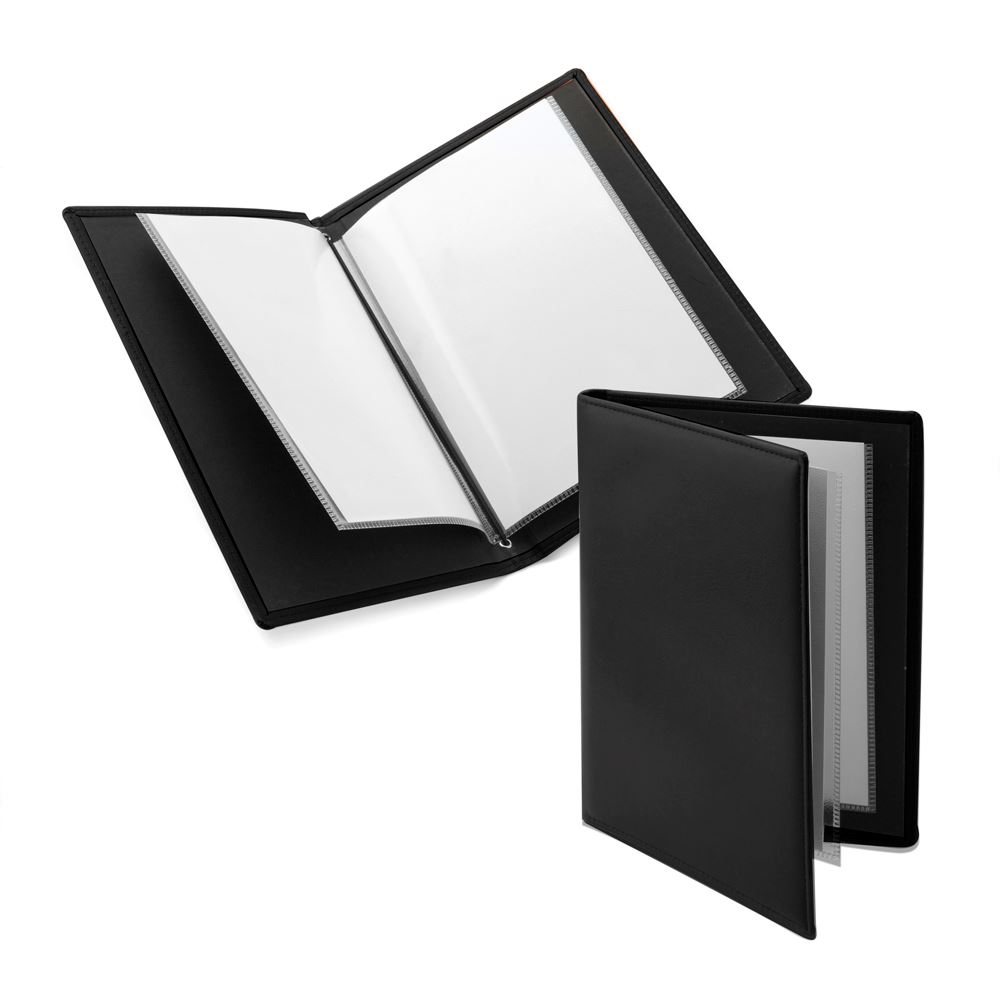  A5 Wine List or Menu Holder in Soft Touch Vegan Torino PU. 