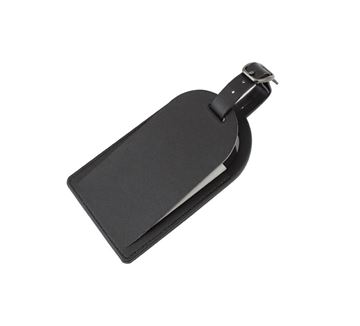 Picture of Hampton Leather Small Luggage Tag with Security Flap