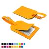 Picture of Rectangle Luggage Tag with Security Flap in Soft Touch Vegan Torino PU. 