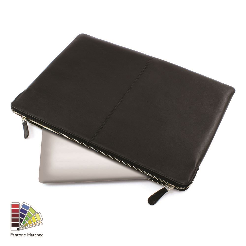 Pantone Matched Sandringham Leather Lap Top Case