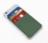 Picture of Card Case for a Smart Phone with Three Card Slots in Belluno, a vegan coloured leatherette with a subtle grain.