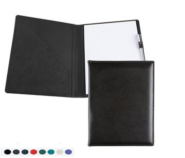 Picture of ELeather Recycled A4 Conference Folder with co ordinating Leather Interior Pockets