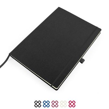 Picture of Deluxe Mix & Match A4 Belluno Casebound Notebook, thousands of colour combinations.