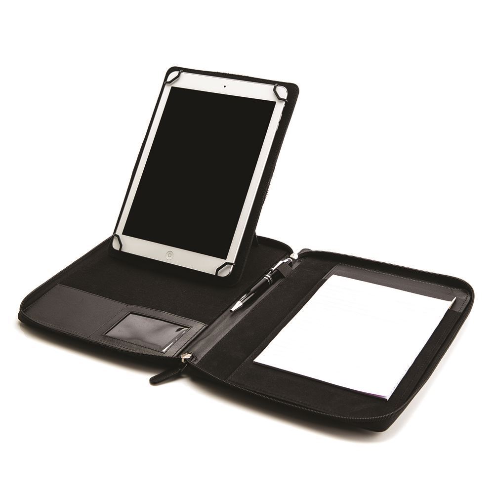 A5 Zipped Tablet Holder with a Multi Position Tablet Stand