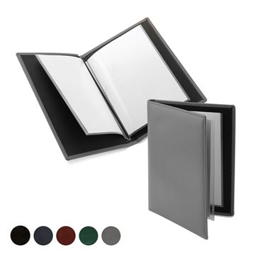 Picture of Hampton Leather A5 Wine List or Menu Holder, made in the UK in a choice of 5 colours.