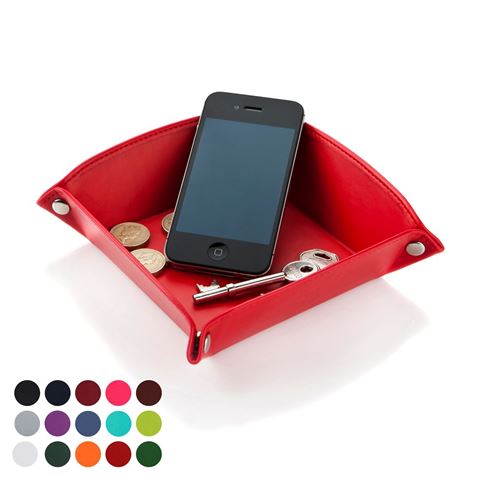 Picture of  Desk Tidy in Belluno, a vegan coloured leatherette with a subtle grain.