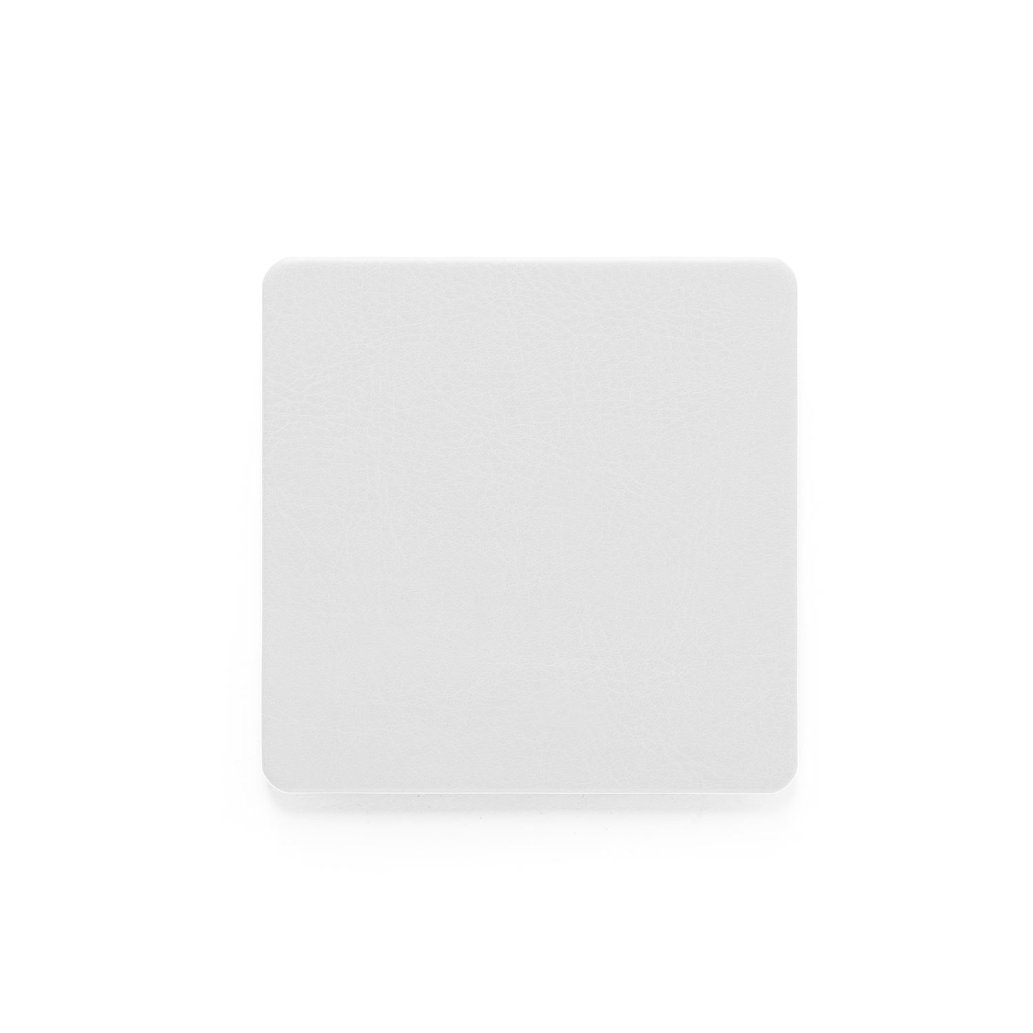  Square Coaster in Belluno, a vegan coloured leatherette with a subtle grain.