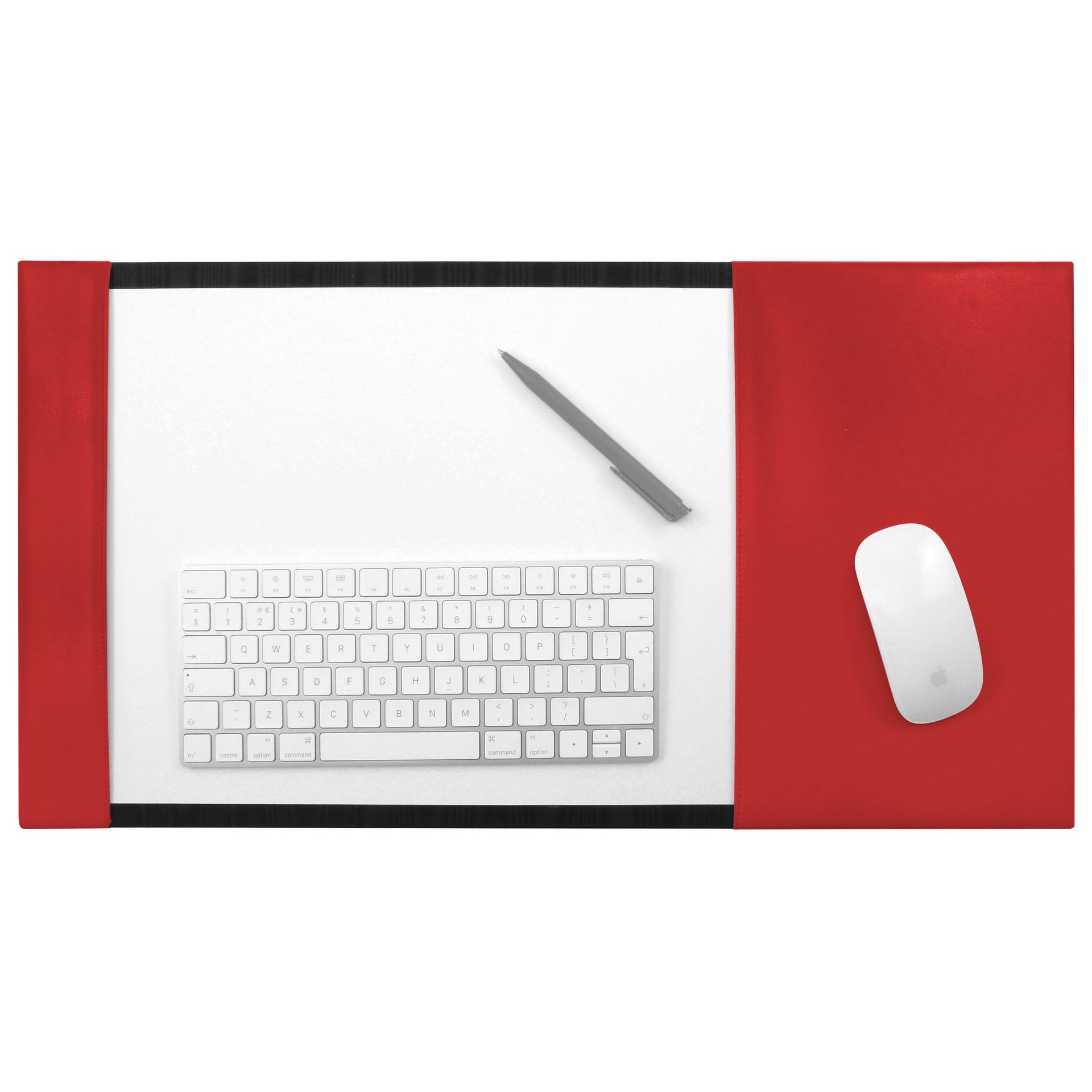  A3 Desk Pad Blotter with Integral Mouse Mat in Soft Touch Vegan Torino PU. 